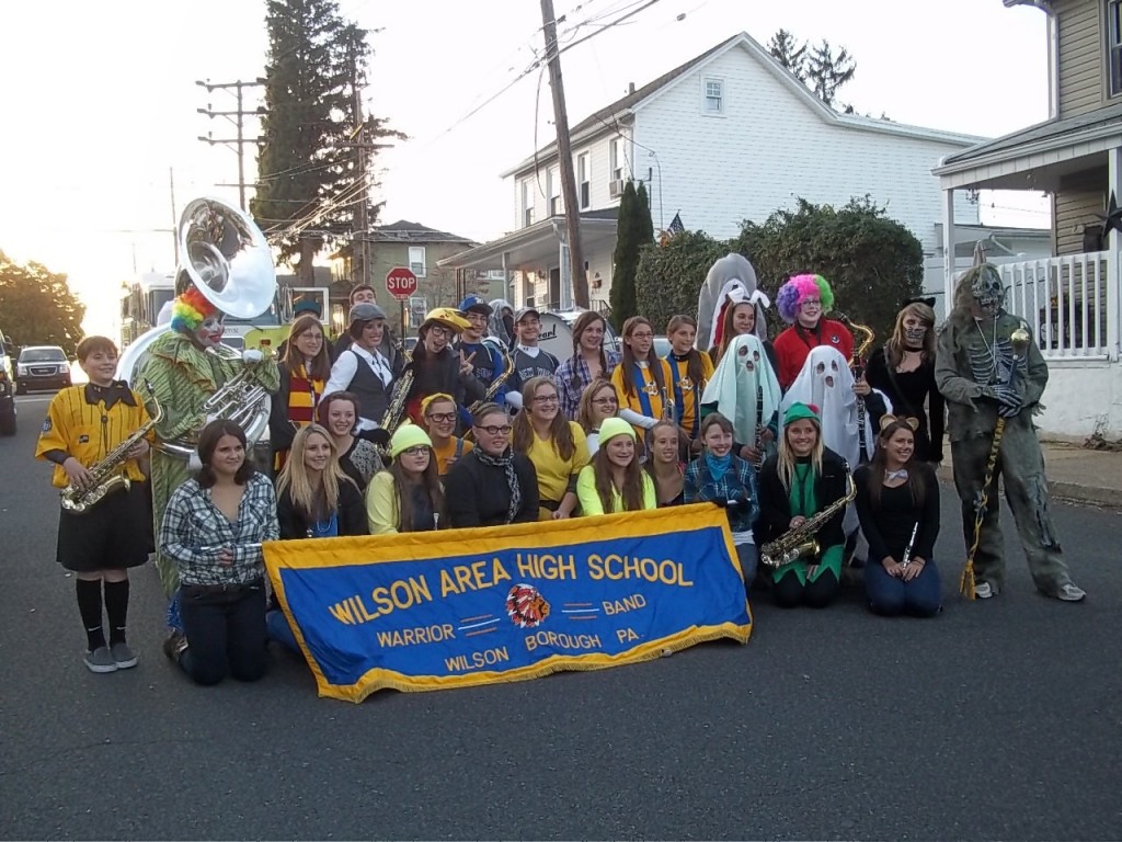 The Wilson High School Band provided the music.