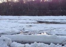 Threat of West Easton Flooding Recedes With Ice Jam
