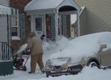 West Easton Digs Out From First 2014 Snowstorm