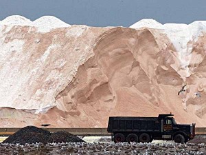 International Salt Company, one of the few companies to move into the Keystone Opportunity Improvement Zone at the site of the former U.S. Steel Corp. in Fairless Hills. 