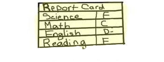 report card