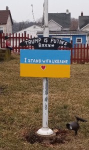 Showing support for Ukraine